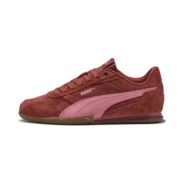  Pantofi de dama PUMA BELLA DONNA SD 402673_11 ROȘU BORDEAUX/ROZ SĂLBATIC 