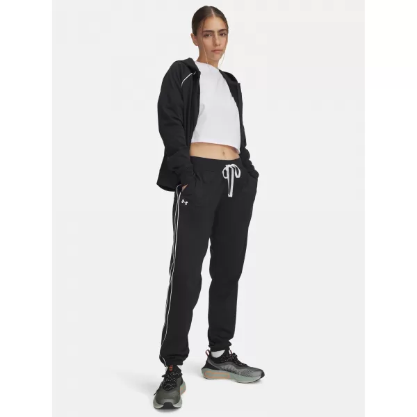  Set pentru femei UNDER ARMOUR UA RIVAL TRICOT TRACKSUIT HD 6001966-001 NEGRU 
