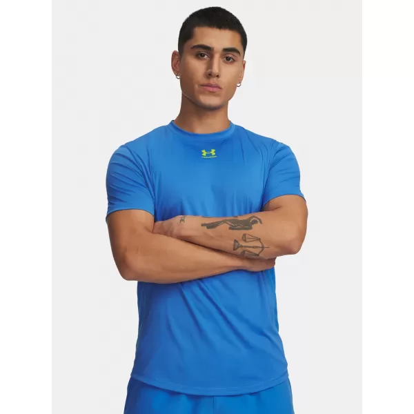  Tricou pentru bărbați UNDER ARMOUR UA M CHALLENGER PRO SS 6009620-402 ALBASTRU 