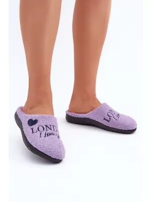Papuci de damă INBLU ET000027 VIOLET
