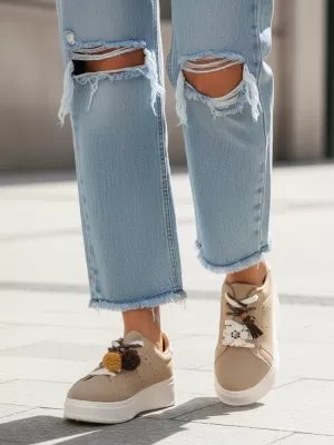 Pantofi de dama DSTREET ZY1419 BEJ