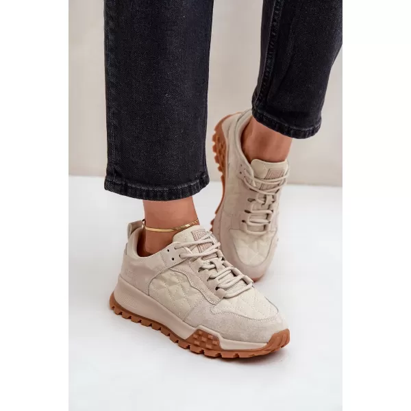  Adidasi de dama BIG STAR OO274A315 BEJ Pantofi Big Star 