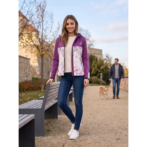  Jachetă softshell premium pentru femei ALTISPORT VOJ/ALW008JACK01 BURGUNDIA 