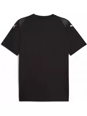 Tricou funcțional pentru bărbați PUMA TEAMULTIMATE JERSEY 706280-03 PUMA NEGRU/PUMA ALB