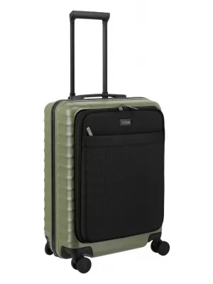 Valiză TITAN Overseas S Front pocket Forest green VERDE DE PĂDURE