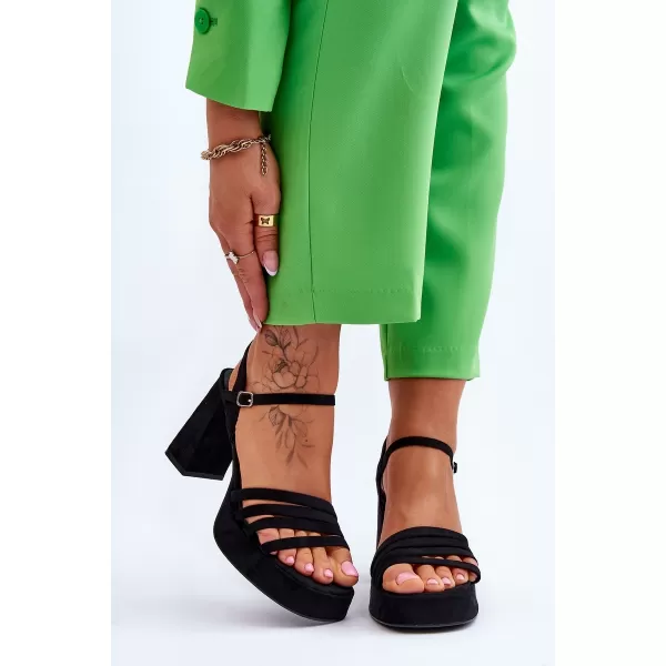  Sandale de dama BOTO VERDA 24605 NEGRU 