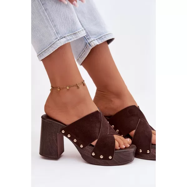  Sandale de dama BOTO NERELLE 41517 CAFEA 