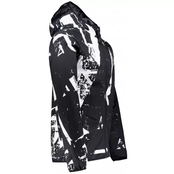  Jachetă softshell premium pentru bărbați ALTISPORT VOJ/ALM079JACK01 ALB-NEGRU 