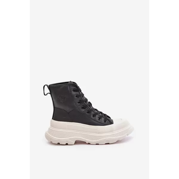 Adidași de damă BIG STAR OO274A599 BLACK Pantofi Big Star 
