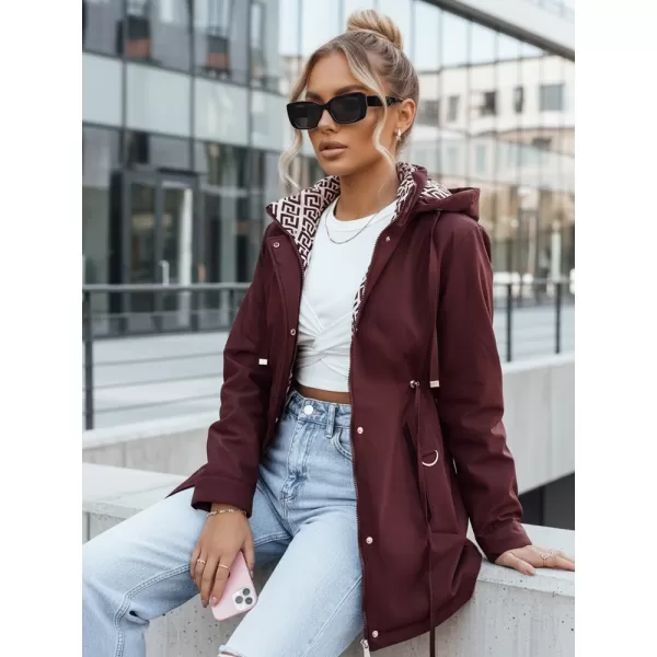  Geaca de dama DSTREET TY5349 BURGUNDIA 