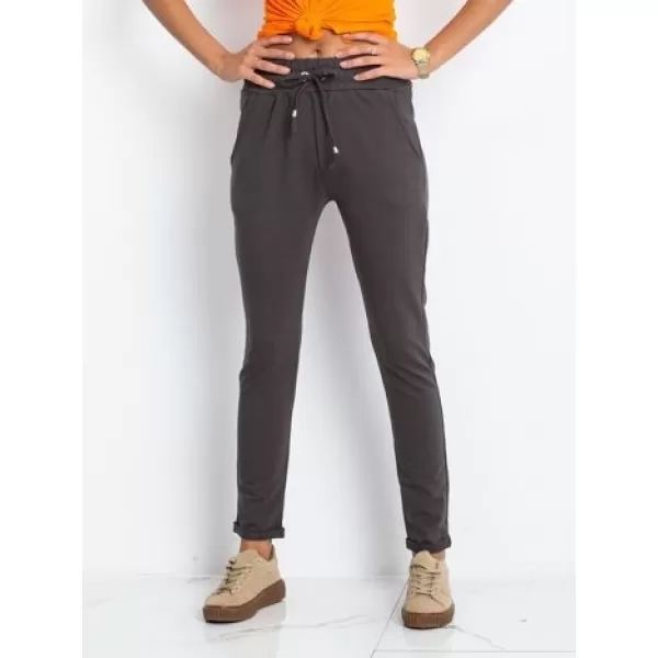  Pantaloni de trening pentru femei BASIC FEEL GOOD RV-DR-3698.08X KAKI ÎNCHIS 
