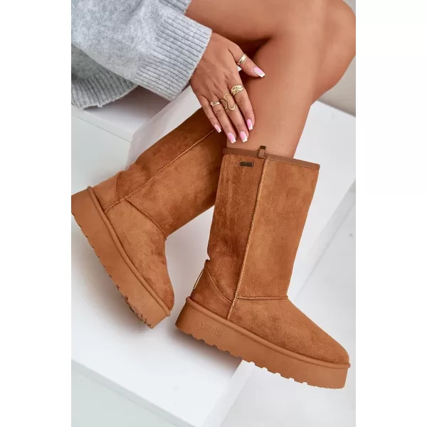  Pantofi de damă BIG STAR OO274893 MARO/BEJ Pantofi Big Star 