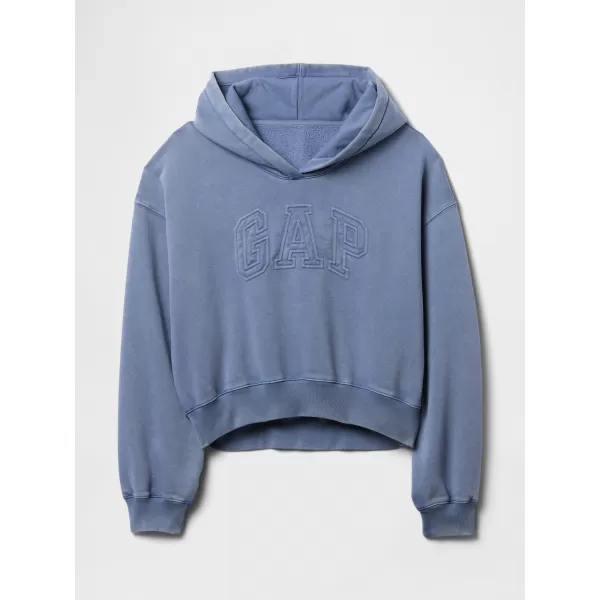  Hanorac de dama GAP LOGO PULLOVER HOODIE 746918-01 BAINBRIDGE ALBASTRU 
