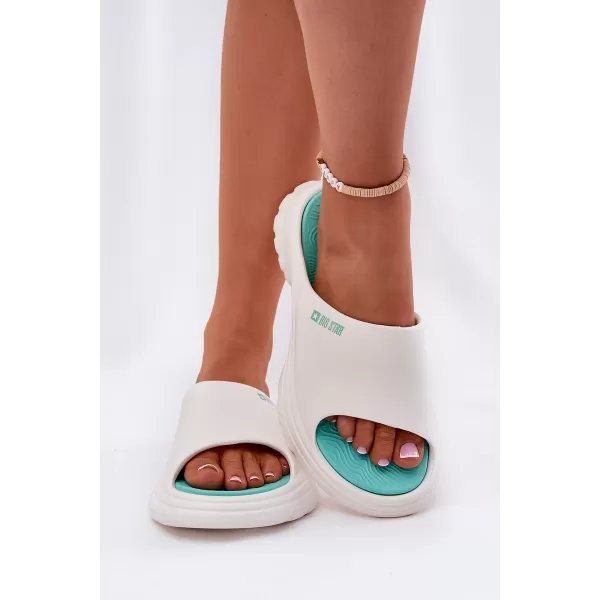  Papuci dama BIG STAR RR274A586 WHITE Pantofi Big Star 