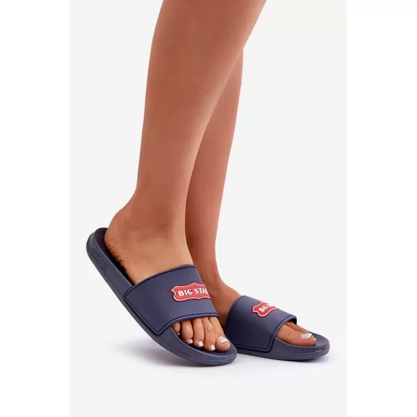  Papuci dama BIG STAR OO274039 ALBASTRU Pantofi Big Star 
