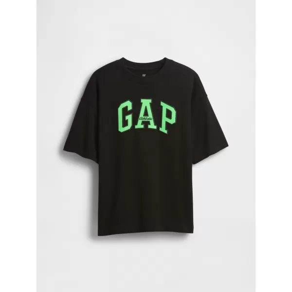  Tricou pentru copii GAP HEAVY WEIGHT LOGO TEE 780335-00 NEGRU 