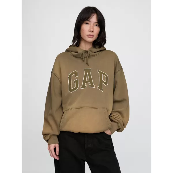  Hanorac pentru bărbați GAP LOGO PULLOVER HOODIE 745166-00 CIMBRU 