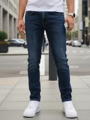 Pantaloni pentru bărbați DSTREET UX4479 ALBASTRU