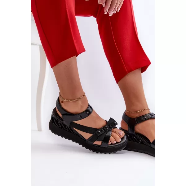 Sandale de dama D&A CR956 NEGRU 