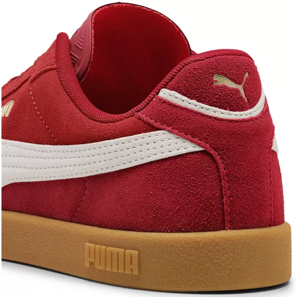  Cizme PUMA CLUB II ERA SUEDE 400717-08 FORATRED/P.WHITE/ FORATRED/P.WHITE/PUMA GOLD 
