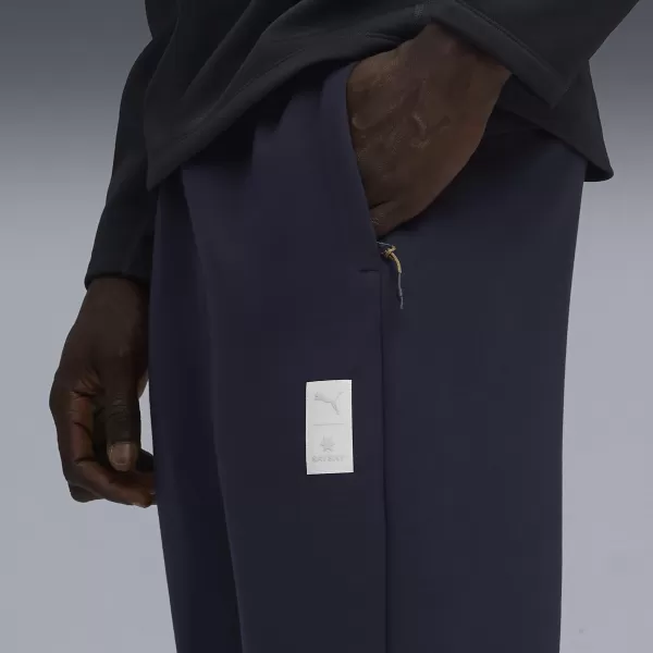  Pantaloni pentru bărbați PUMA M X SAYSKY SWEAT PANT 527555-16 MARINA NOUA 