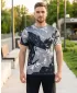 Tricou premium pentru bărbați ALTISPORT VOJ/ALM131TR01 GRI/NEGRU