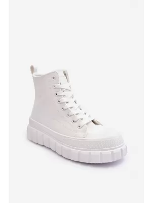 Adidași de damă BIG STAR MM274624 WHITE Pantofi Big Star