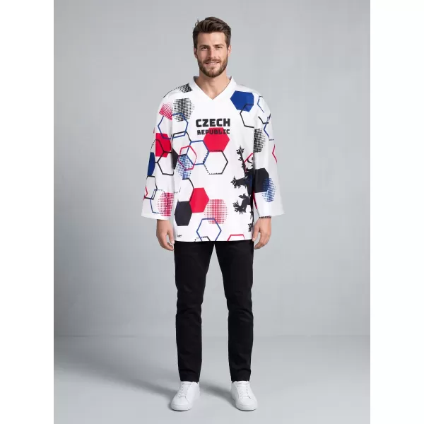  Tricou unisex premium ALTISPORT VOJ/ALU036DRES01 HEXA ALB 