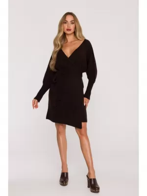 Rochie MOE M631 CIOCOLATĂ