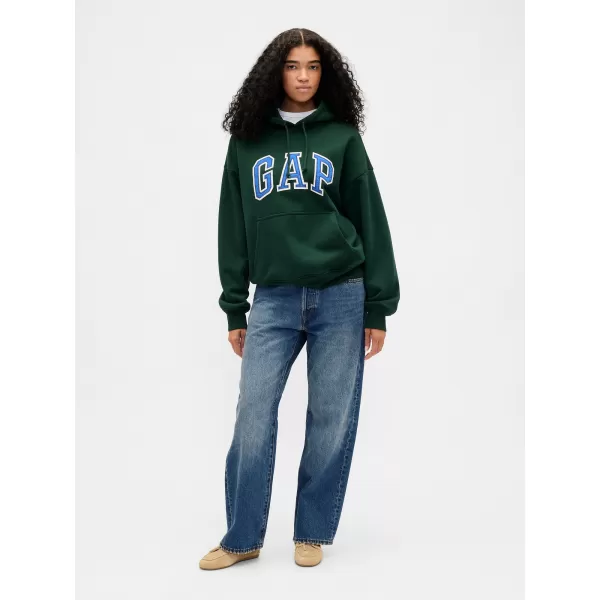  Hanorac pentru bărbați GAP HEAVYWEIGHT LOGO HOODIE PULLOVER 823104-03 VÂNĂTOR ADÂNC 