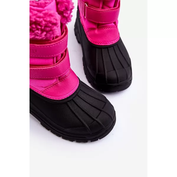  Pantofi de iarna pentru copii BIG STAR MM374112 FUCHSIA/NEGRU Pantofi Big Star 
