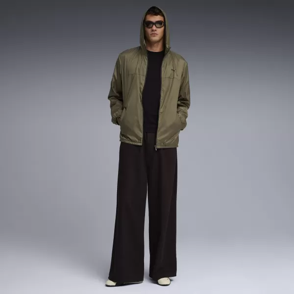  Blazer de vânt pentru bărbați PUMA ESS REGULAR WINDBREAKER 684625_81 LONDON GREEN 