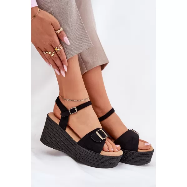  Sandale de dama BOTO LINIELLA 37365 NEGRU 