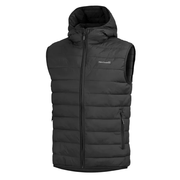  Vestă PENTAGON AURORA 2.0 PUFFER HOODED VEST K04011-2.0 NEGRU 