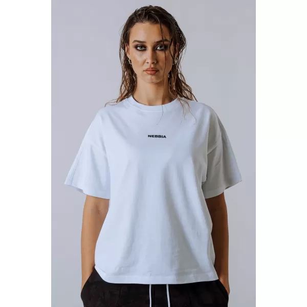  Tricou relaxat POWER 894 WHITE Nebbia 