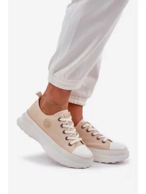 Adidasi de dama BIG STAR NN274127 BEJ Pantofi Big Star