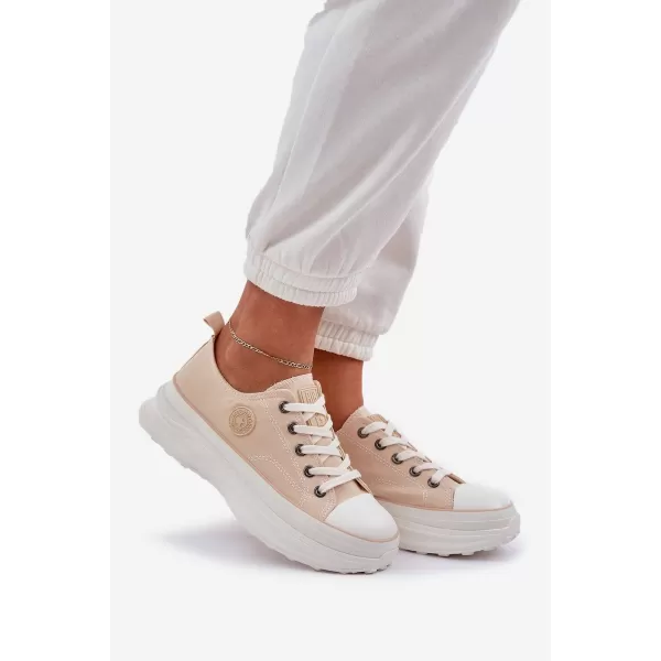 Adidasi de dama BIG STAR NN274127 BEJ Pantofi Big Star 