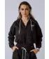 Hanorac cu fermoar POWER 895 DARK BROWN CAMO Nebbia