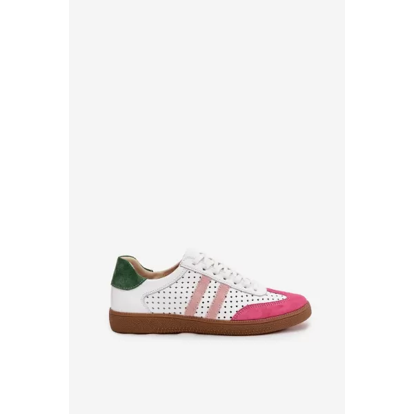  Adidași de damă ZAZOO N1318 ROZ/ALB/VERDE 