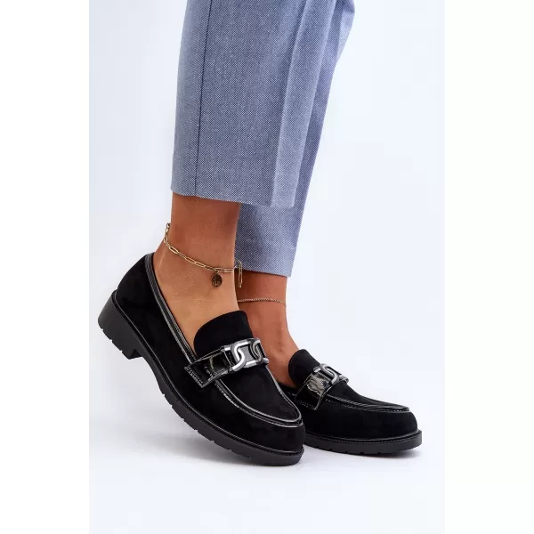  Mocasini de dama S.BARSKI HY350A NEGRU 