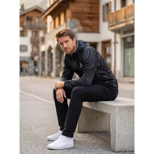  Jachetă softshell premium pentru bărbați ALTISPORT VOJ/ALM072JACK01 NEGRU 