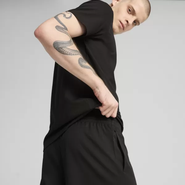  Pantaloni scurți pentru bărbați PUMA ESS WOVEN SHORTS 682602_01 PUMA NEGRU 