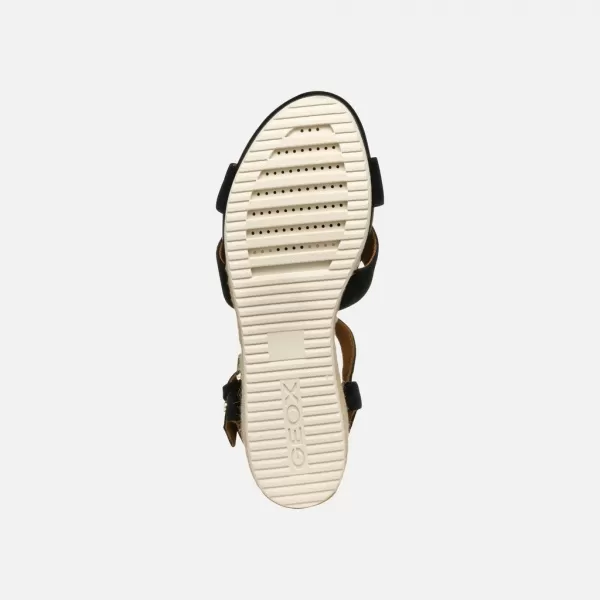  Sandale de dama GEOX ISCHIA CORDA G000706 NEGRU 
