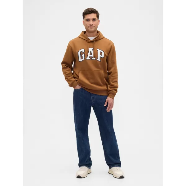  Hanorac pentru bărbați GAP LOGO HOODIE PULLOVER 674148-27 GHIMBIR BOGAT 