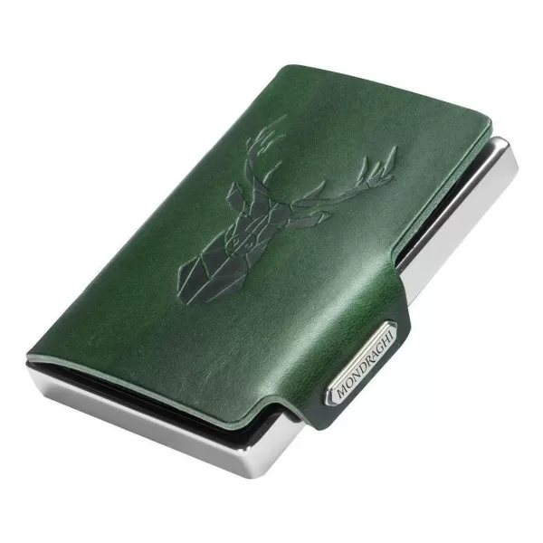  Portofel MONDRAGHI Silhouette Modern Deer VERDE 