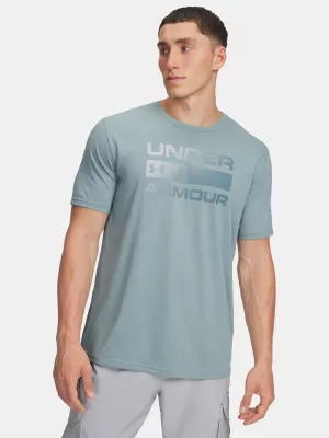 Tricou pentru bărbați UNDER ARMOUR UA TEAM ISSUE WORDMARK SS 1329582-323 VERDE