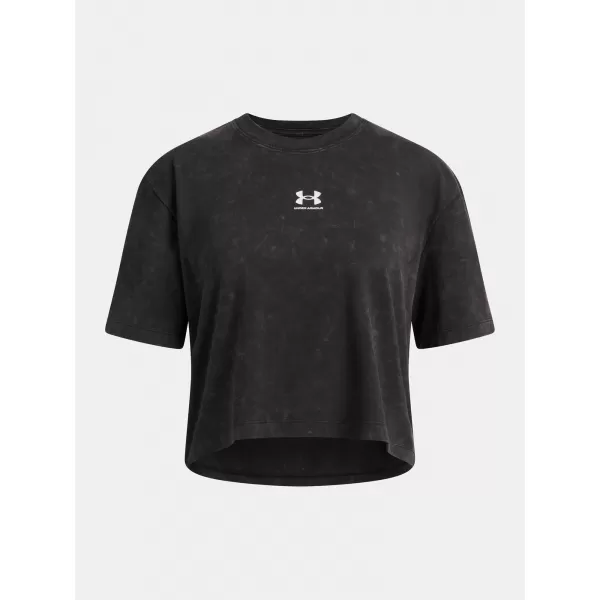  Tricou fetita UNDER ARMOUR UA G RIVAL WASH SS 6011673-001 NEGRU 