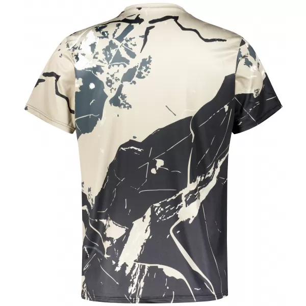  Tricou premium pentru bărbați ALTISPORT VOJ/ALM131TR01 BEJ/NEGRU 