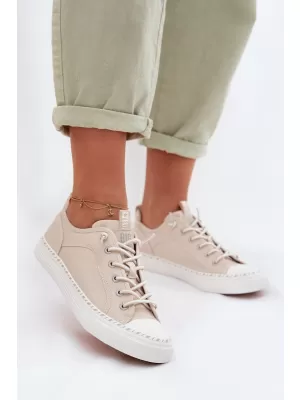 Adidasi de dama BIG STAR TT274387 BEJ Pantofi Big Star