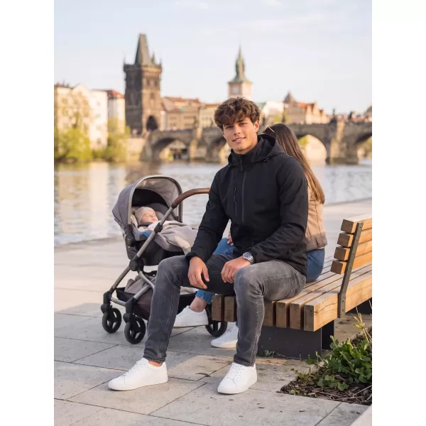  Jachetă softshell pentru bărbați ALTISPORT NoPrint NP/ALM845 GRI ABANOS 